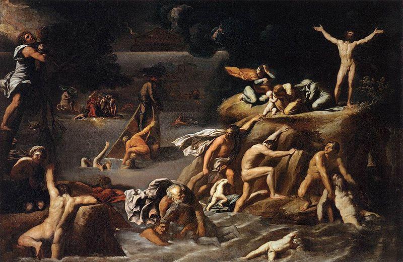 Annibale Carracci The Flood Spain oil painting art